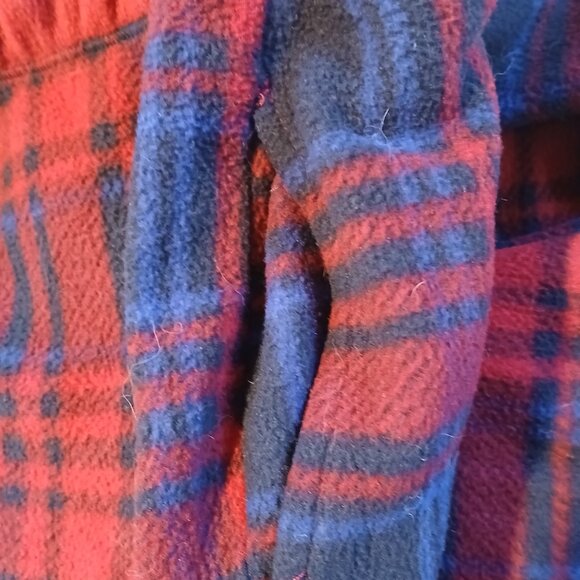 CUDDL Dud Women's Stretch Fleece Plaid Lounge Pants SZ L GUC - Picture 9 of 10